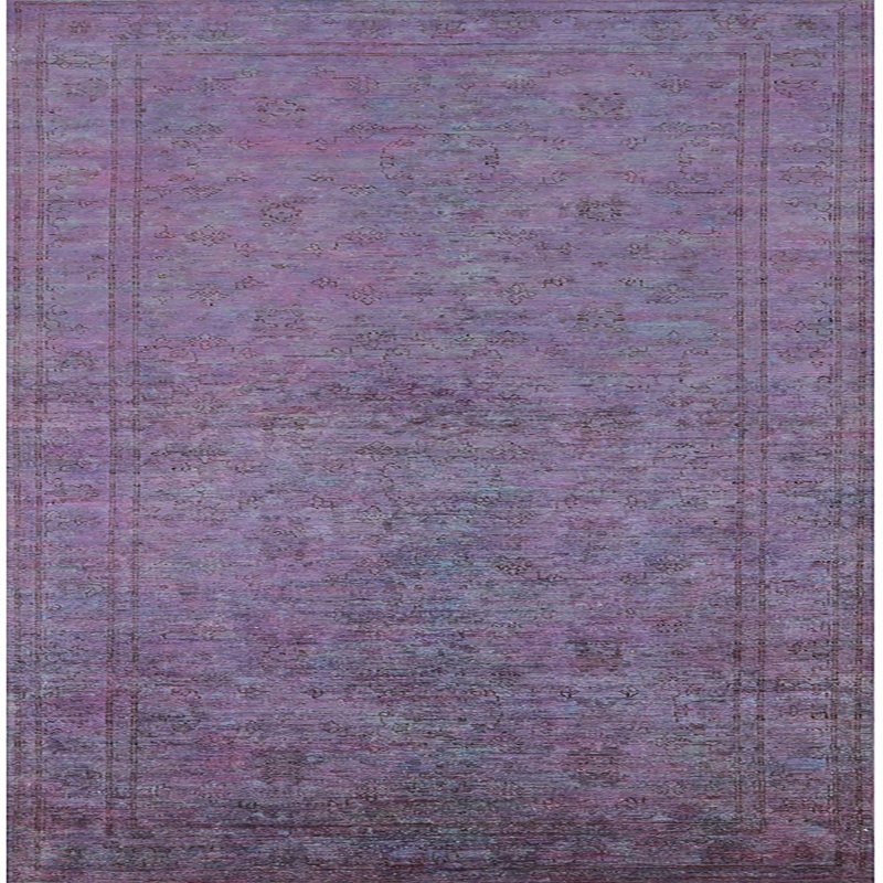Tapis oriental mauve, Carré 4 pi