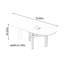 Table ovale crème de style roche crème-878325757