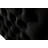 Bayberry 53" Black Velvet Loveseat With 2 Pillows