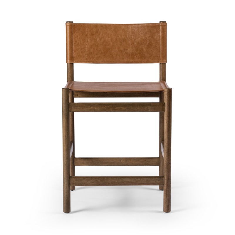 Kena Stool-Sonoma Black-Counter, Counter Stool (26.5" Seat Height), Butterscotch, Camel