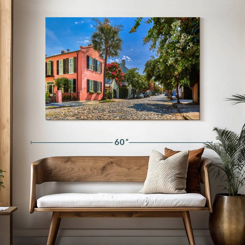 Sireci Charming Charleston Street, 34" H x 51" W