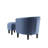 Anges Upholstered Barrel Chair with Ottoman-56593318