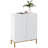 Shoe Storage Cabinet with Adjustable Shelves and Soft-Close Hinges