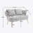 Donneta Boucle Fabric Upholstered Loveseat-1955461021