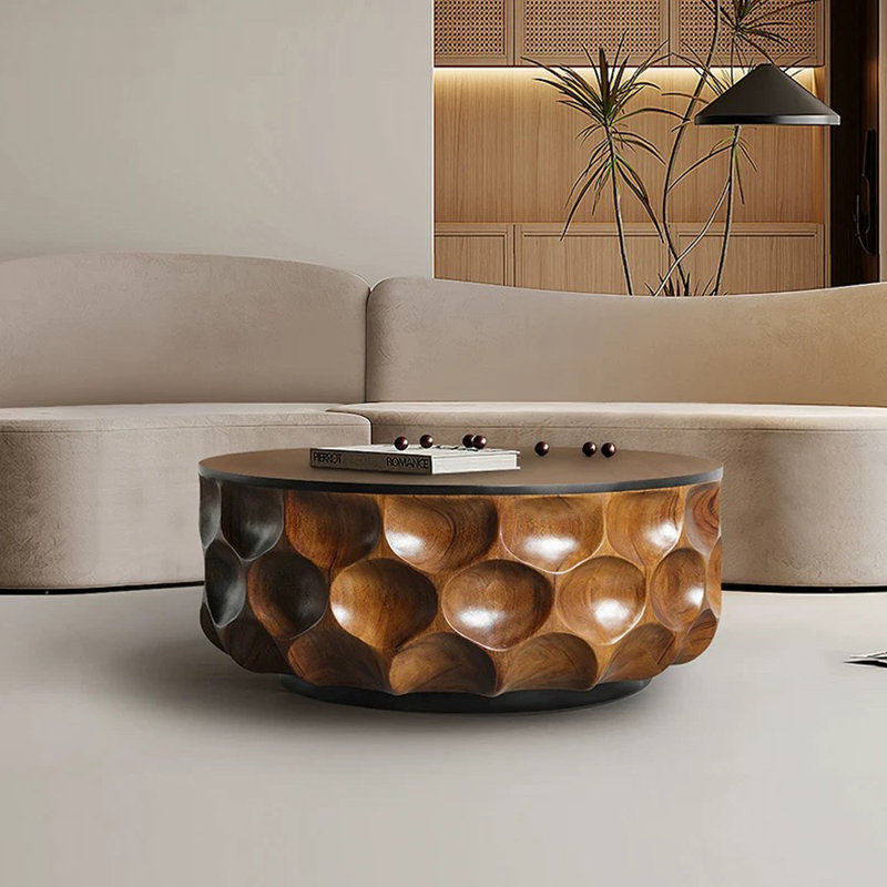Table à thé moderne en bois minimaliste et tendance