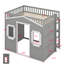 Lit mezzanine avec échelle House-1132513439