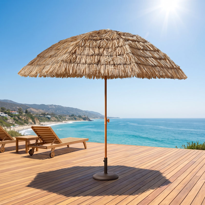 Parasol de terrasse de 2,4 m avec inclinaison réglable