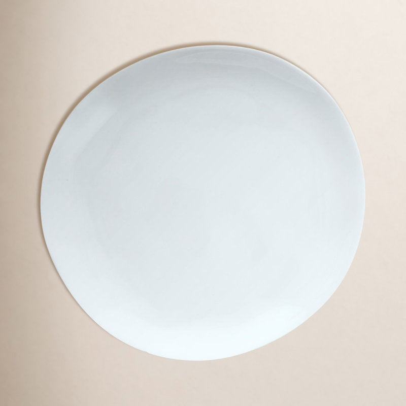 Sandia Melamine Salad Plate, White