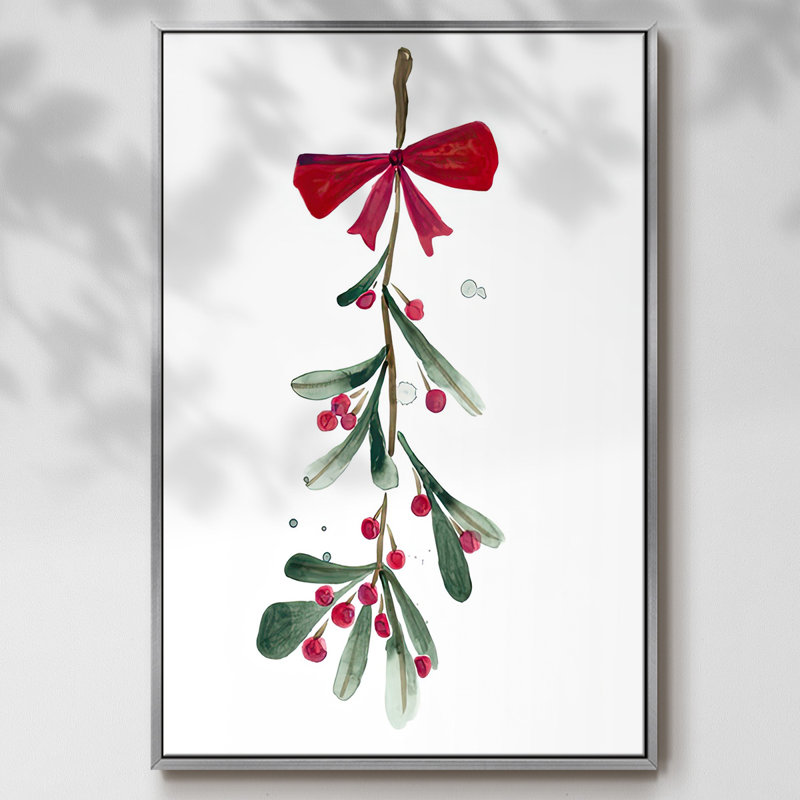 Warm Winter Wishes VI-Framed Gallery Wrapped Canvas, H 25 po x l 17 po x P 1,5 po, Encadrement argenté