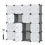 16 Pair Stackable Shoe Storage Cabinet-1109271795
