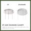 Akoya 48 Light Silver dimmable LED Chandelier-1292210012-1292209986