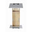 Podium double en bois 45 "avec roulettes-53750521