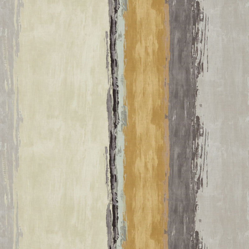 Setola Fabric, Mustard/Charcoal/Maize