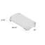 Berceau de garde pour enfants Angeles SpaceLine, lit de bébé empilable pour tout-petit pour la maternelle et la classe, taille standard, simple, Wedgewood-10058083-9984291