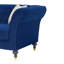 Canapé Chesterfield Modern, 88,5 po, noir