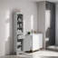 Armoire de rangement haute autoportante en MDF avec tablette réglable et tiroir-459540636
