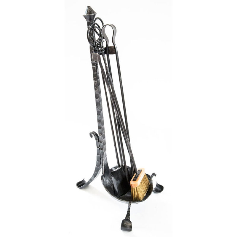 Acacio Iron Fireplace Tool Set