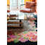 Jungle Forest Hand Tufted Wool Floral Area Rug in Brown/Black/Pink-25401744