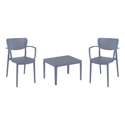 Farrah Loft Armchair 2 Person Seating Set