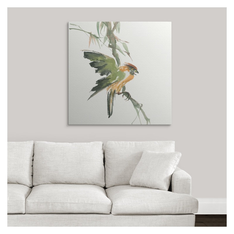 Ayled «Formose Firecrest» par Chris Paschke, reproduction d'art, H 35 po x l 35 po x P 1,5 po, Toile