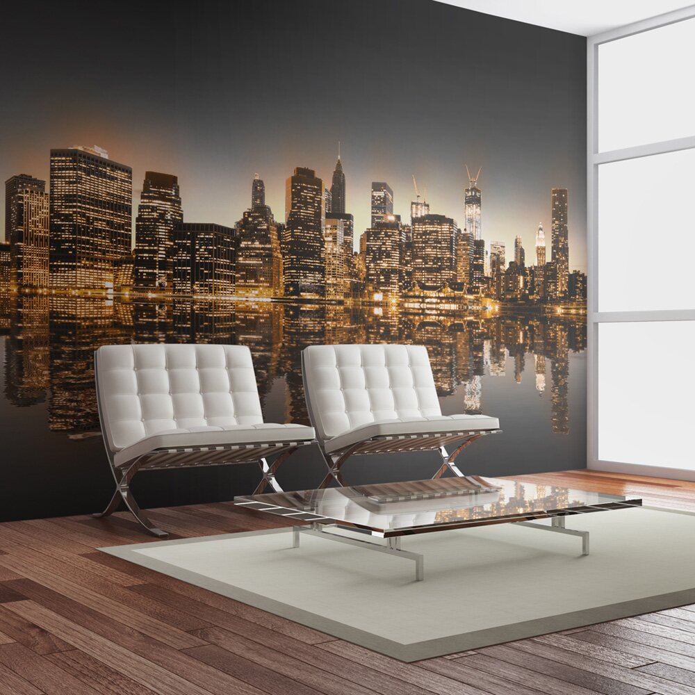 Tapete New York Gold 3,09 m x 400 cm