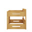 Lit superposé grand sur grand avec tablettes de rangement et ports USB-874680002
