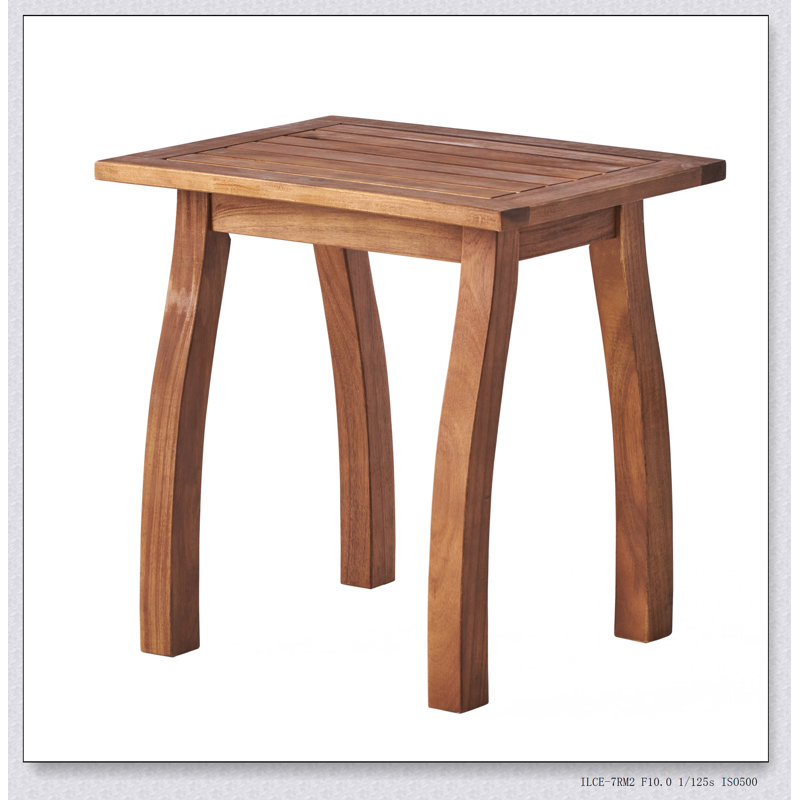 Table de bout en bois, Gris