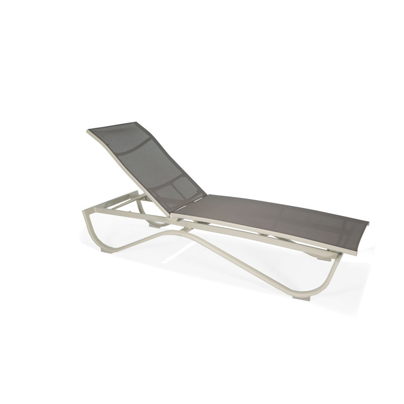 Coral Reef Sling Outdoor Chaise Lounge