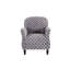 Fauteuil d'appoint rembourré avec pieds en bois-698524884
