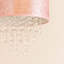 34cm H Cotton Blend Drum Lamp Shade ( Slip-On ) in Pink