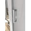 Porte de baignoire coulissante simple sans cadre l 60 po x H 60 po avec verre trempé transparent de 5/16 po (8 mm)-91332883
