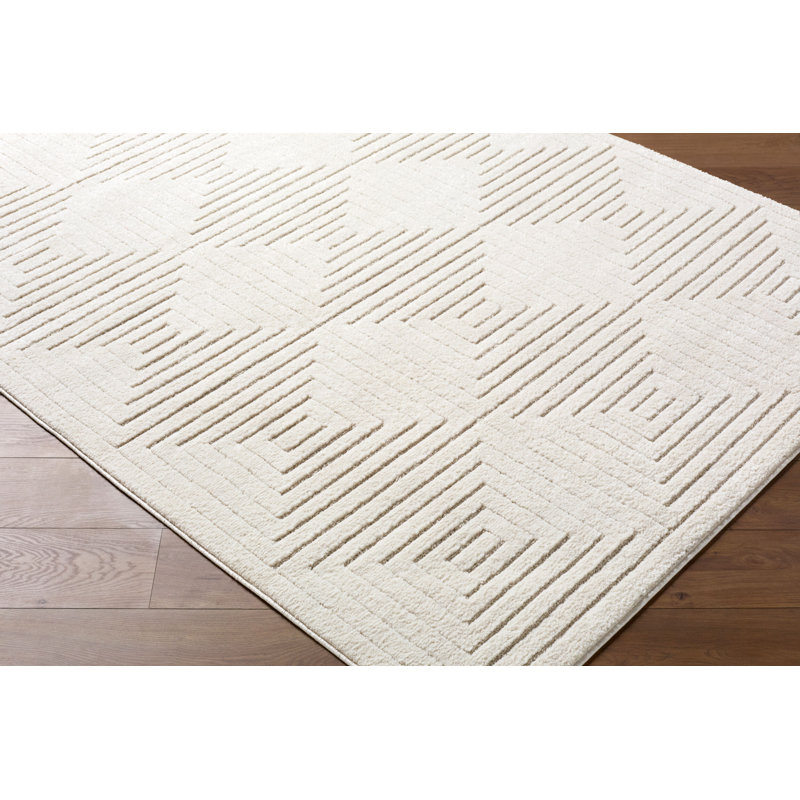 Rachel Zoe X Livabliss The Studio Edit Machine Woven Rug, Rectangle 9' x 11'12", Cream