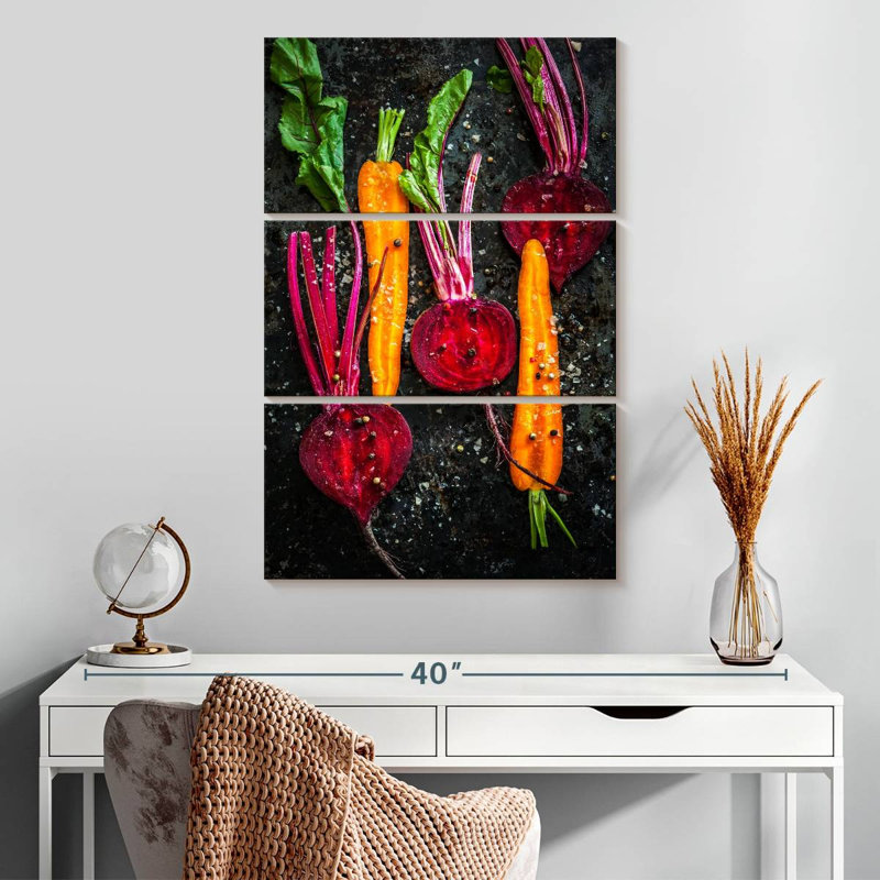 Yarlin Beetroots And Carrots, 32" H x 20" W
