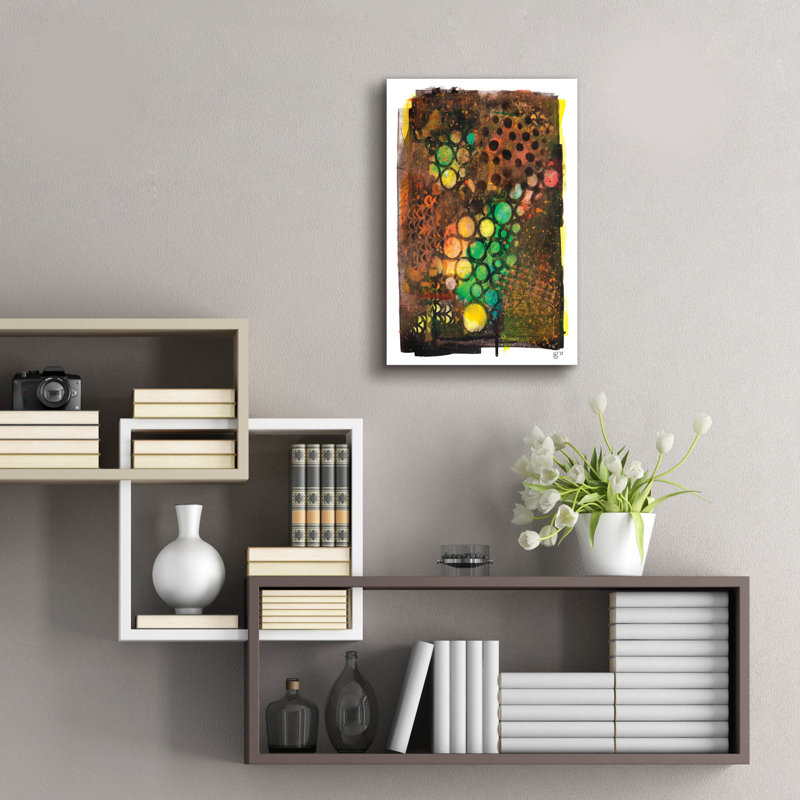  «Beliefs 3» par Laura Gibson, art mural en verre acrylique, H 24 po x l 16 po