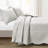 Truxton Light Gray Microfiber 3 Piece Bedspread Set-1598682670