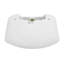 Chateau Pedestal Ceramic Bathroom Sink Round Single Faucet Hole in White SM-PS305-101461000