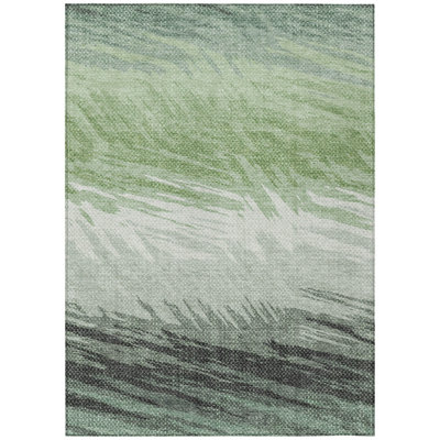 Machine Washable Indoor/Outdoor Jenning ACN2272 Stripes Rug