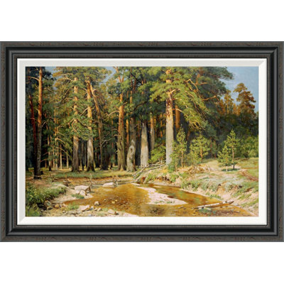 " The Mast-Tree Grove, Study " by Ivan Ivanovich Shishkin