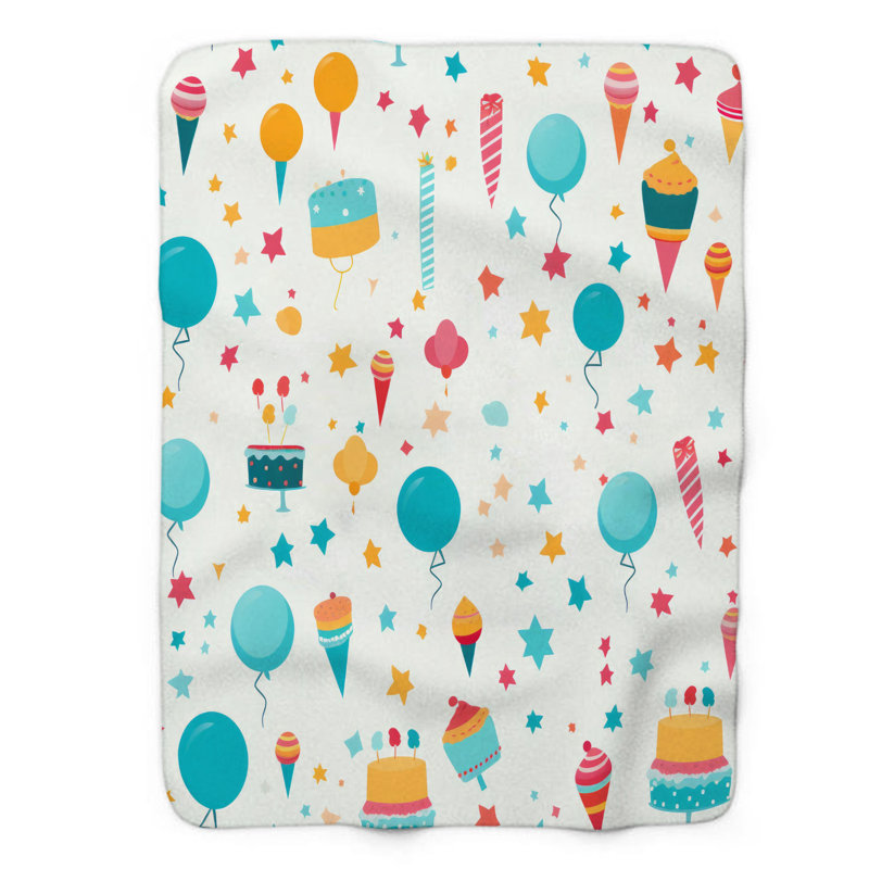 Festive Elements - 1 Piece Premium Blanket, Queen