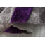 Tapis à poils longs mauve / gris Thionville-1644332181