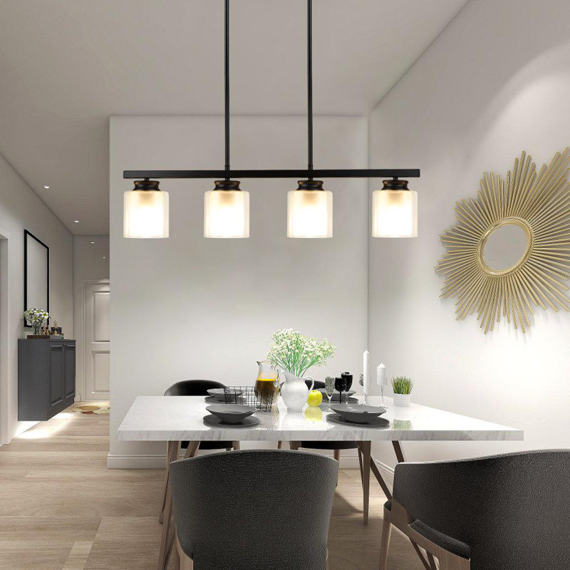 Luminaire suspendu tambour à 4 lumières Colesburg
