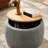 Round Storage Ottoman, 2 In 1 Function, Work As End Table And Ottoman-881974446