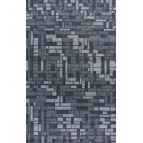Keystone Hand Knotted Wool Area Rug in Red/Gold