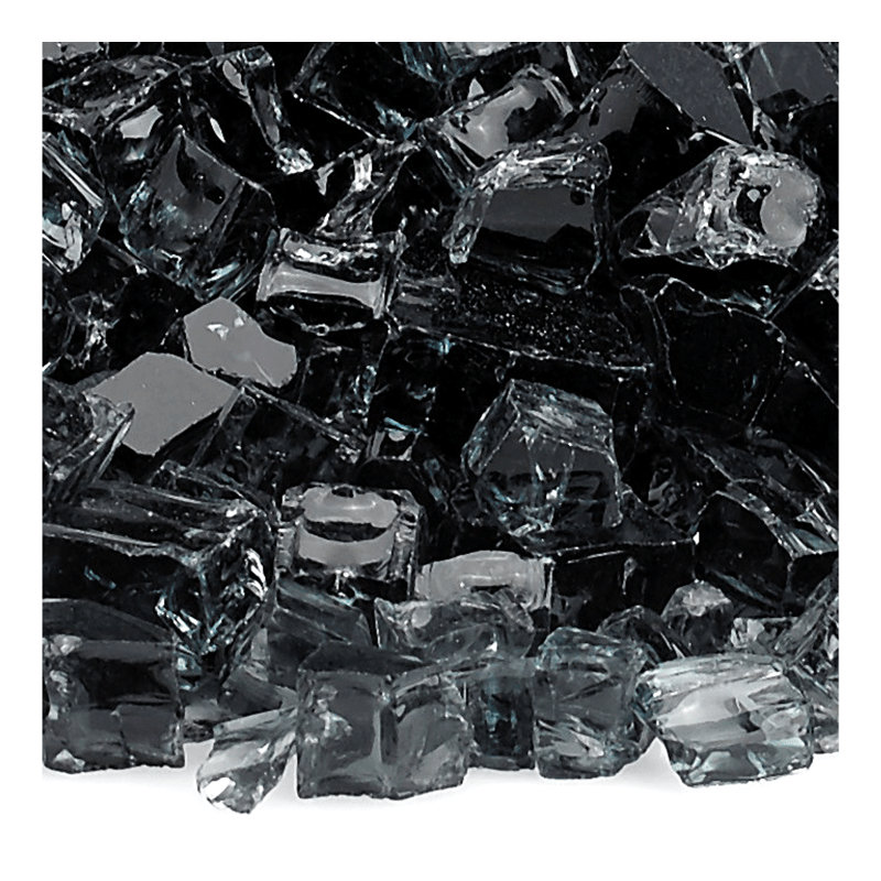 Verre de foyer 10 lb, Noir