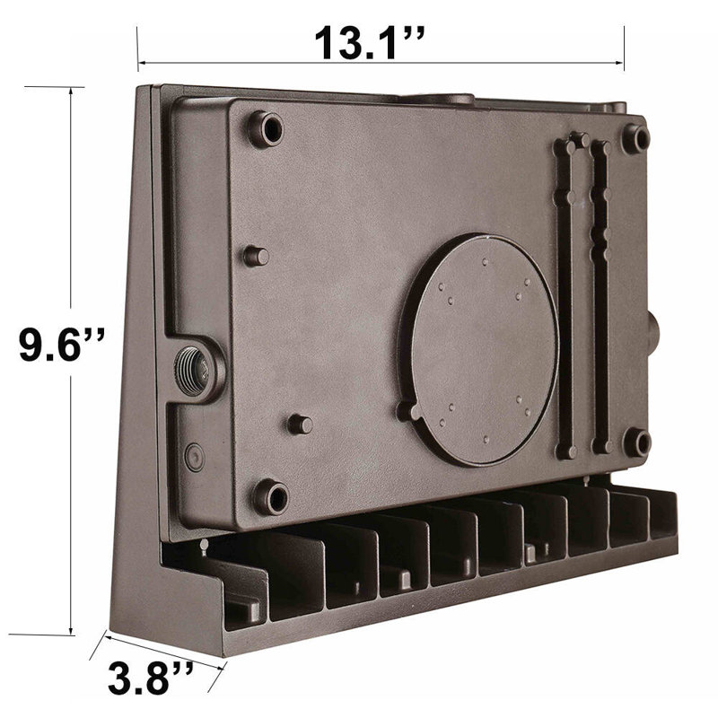 Slim Full-Cutoff LED Wall Pack Light With Photocell Watt Tunable 3000K/4000K/5000K 120-277V, 65