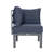 Chelsea 6‑Piece Outdoor Patio Sectional – Powder‑Coated Aluminum U‑Shape Conversation Set with Removable Cushions-63702411