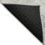 Tapis intérieur lavable floral ivoire et gris 8 pi x 10 pi