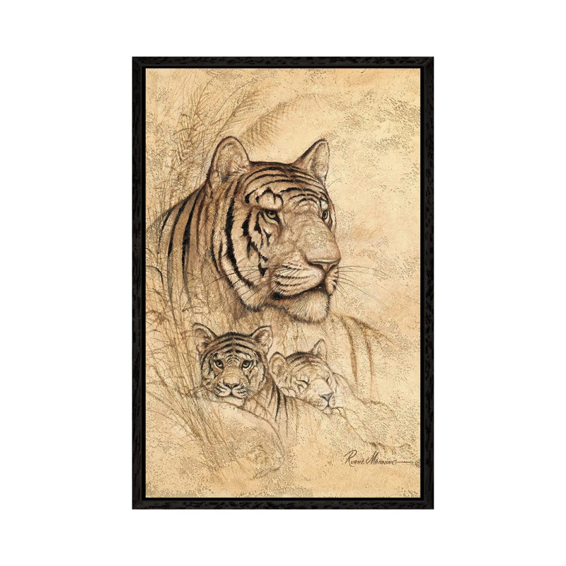 Fear No More 1 Piece Wall Art on Canvas, 66.04 cm H x 45.72 cm W, Black Framed