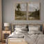 «Lone Pine donnant sur la vallée, décor de nature classique, décor de nature sauvage», 2 pièces sur toile-98249713-98249714