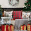 Housses de coussin de Noël 18 x 18 pouces, ensemble de 4 gants de sapin de Noël Hello Winter-105583231